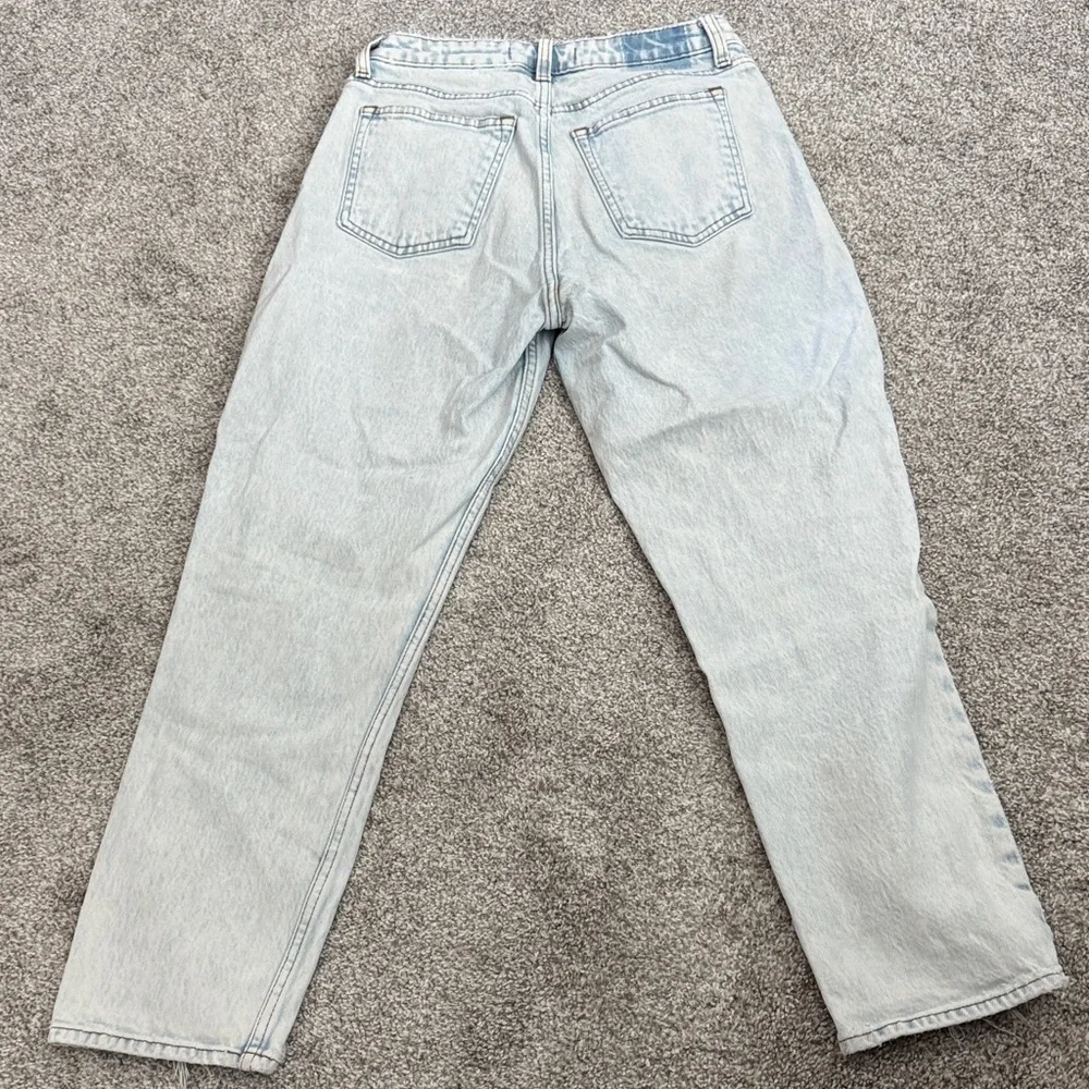 Abercrombie & Fitch Curve Love Acid Wash High-Rise Mom Jeans SZ 2 3/$30 - Picture 5 of 16